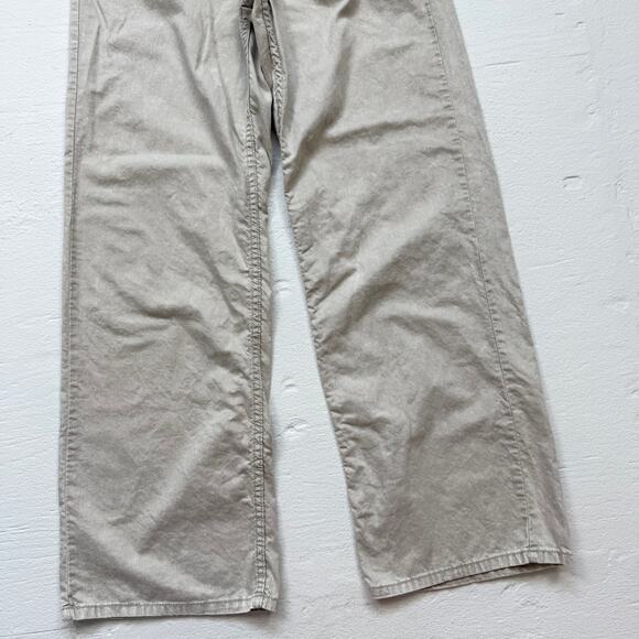 H&M Divided Khaki High Rise Wide Leg Pants, Size 2 - Picture 3 of 7